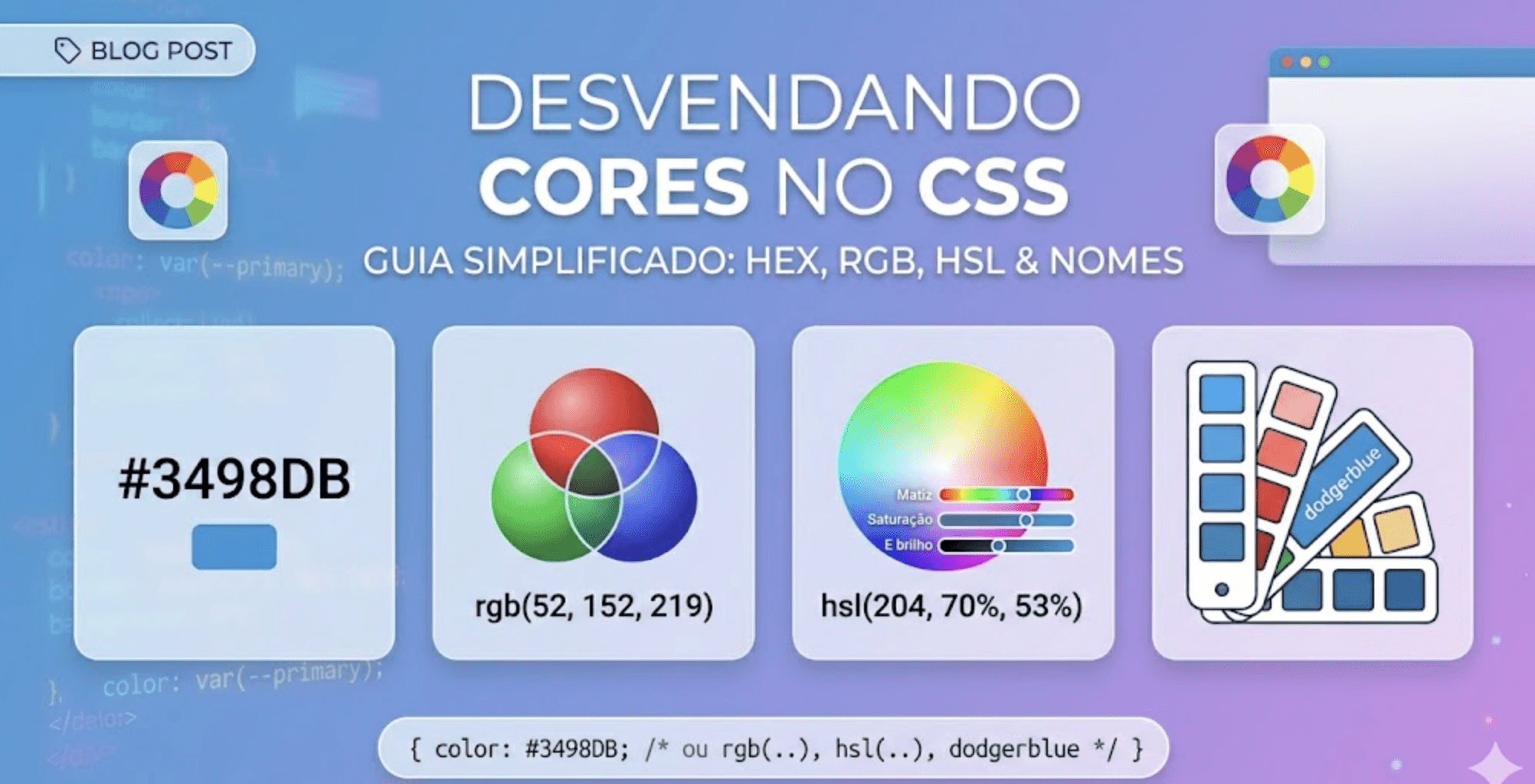 Desvendando os Formatos de Cor em CSS: Qual e Por Que Usar?